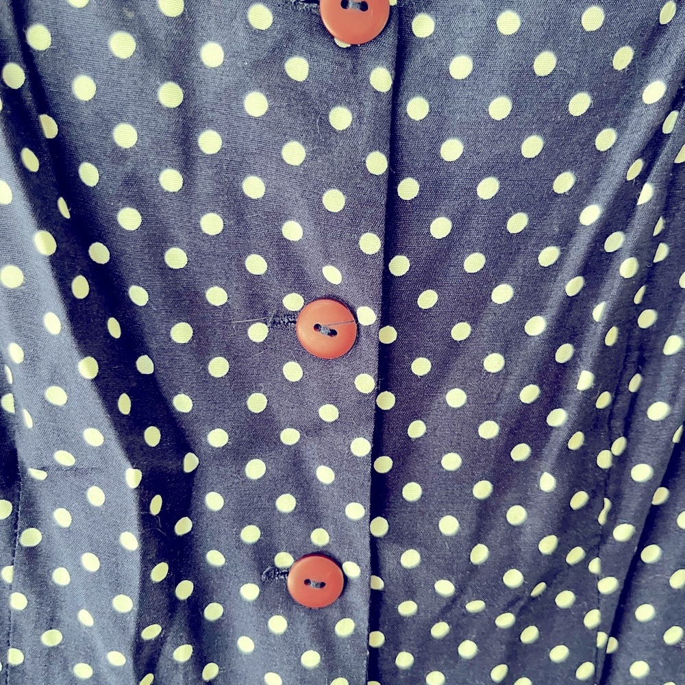 Vintage polka dot sundress from The Limited  circa early 1990s.